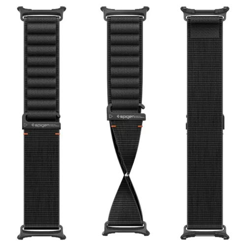  Samsung Galaxy Watch Ultra 1 / 2 (47 mm) fekete Spigen WBF1 nejlon ó-8800337247466 4 kép