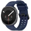  Samsung Galaxy Watch 8 / 9 / Classic sötétkék Tech-Protect Silicone Air szilikon óraszíj