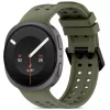  Samsung Galaxy Watch 8 / 9 / Classic olívazöld Tech-Protect Silicone Air szilikon sport óraszíj