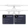 Tech-Protect Ultraboost Core G3 USB-C vezetékes fülhallgató, fehér-5906302324231 7 kép