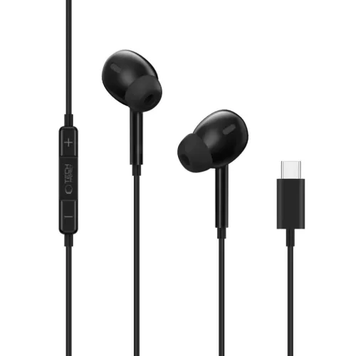 Tech-Protect Ultraboost Core G3 fekete USB-C vezetékes fülhallgató-5906302324248 2 kép