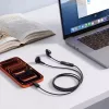Tech-Protect Ultraboost Core G4 USB-C vezetékes fülhallgató fekete-5906302324286 5 kép