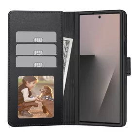  Samsung Galaxy Z Fold 8 Ultra fekete Tech-Protect Wallet pénztárca -5906302324064 2 kép