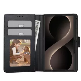  Samsung Galaxy Z Fold 8 fekete Tech-Protect Wallet pénztárcatok-5906302324545 2 kép