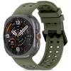  Samsung Galaxy Watch Ultra 1 / 2 (2024–2026) 47 mm olívazöld Tech-Protect Silicone Air szilikon óraszíj