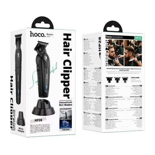 Hoco HP28 hajnyírógép fekete-6942007681193 8 kép