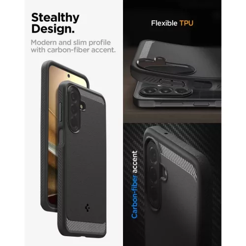  Samsung Galaxy A27 5G matt fekete Spigen Rugged Armor tok-8800337244458 8 kép