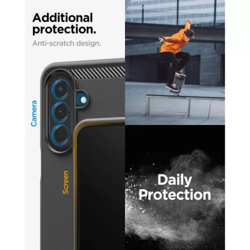  Samsung Galaxy A27 5G matt fekete Spigen Rugged Armor tok-8800337244458 9 kép
