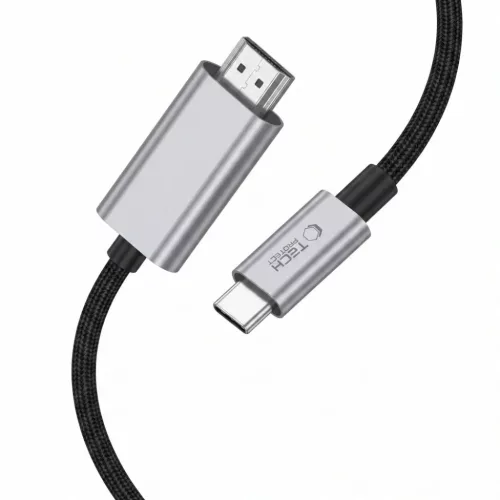 TECH-PROTECT Ultraboost  kábel USB-C - HDMI 2.1 8K 60HZ 200cm vasszü-5906302323920 2 kép