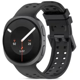    Samsung Galaxy Watch 8 / 9 / Classic (40 / 44 / 46 mm) fekete Tech-Protect Silicone Air szilikon óraszíj