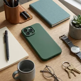 Matt 2.0 TPU tok iPhone 11-hez – sötétzöld-5903396463440 2 kép