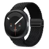 Tech-Protect NylonMag fekete fonott nejlon óraszíj Samsung Galaxy Watch 8 / 9 / Classic (40 / 44 / 46 mm)