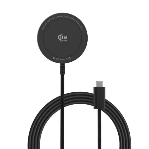  A54 fekete Tech-Protect mágneses MagSafe vezeték nélküli töltő,-5906302323913 3 kép