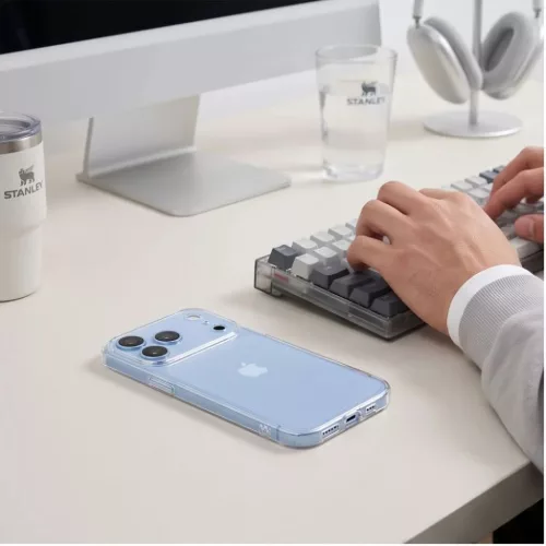  iPhone 17 Pro / 18 Pro Tech-Protect FlexAir átlátszó TPU tok-5906302325085 5 kép
