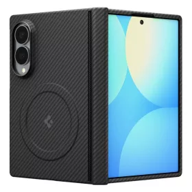  Samsung Galaxy Z Fold 8 fekete Spigen AirSkin Aramid MagFit tok-8800337250817 2 kép