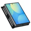  Samsung Galaxy Z Fold 8 fekete Spigen AirSkin Aramid MagFit tok-8800337250817 3 kép