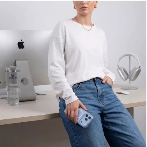  iPhone 17 Pro / 18 Pro átlátszó Tech-Protect MagPeak MagSafe CC to-5906302325382 8 kép