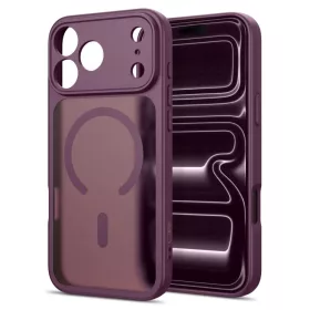  iPhone 17 Pro / 18 Pro matt sötét cseresznye Tech-Protect BasicMag -5906302341849 2 kép