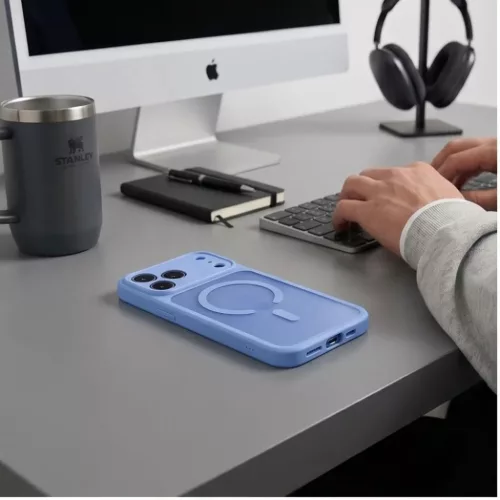  iPhone 17 Pro / 18 Pro matt világoskék Tech-Protect BasicMag MagSaf-5906302341825 5 kép