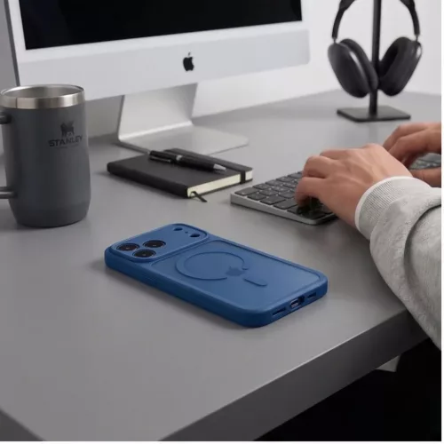  iPhone 17 Pro Max / 18 Pro Max matt sötétkék Tech-Protect BasicMag-5906302341818 5 kép