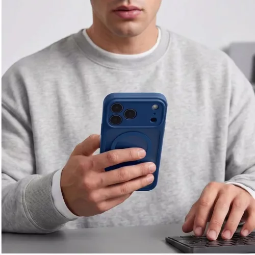  iPhone 17 Pro Max / 18 Pro Max matt sötétkék Tech-Protect BasicMag-5906302341818 6 kép