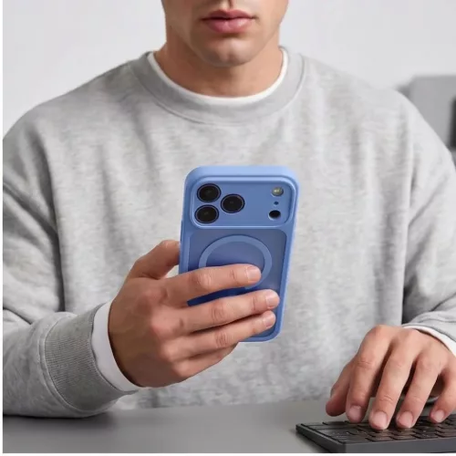  iPhone 17 Pro Max / 18 Pro Max matt világoskék Tech-Protect BasicMa-5906302341832 6 kép