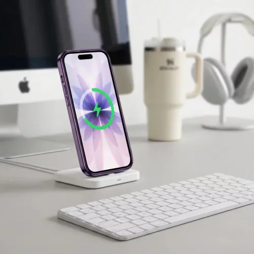  Apple iPhone 17 Fényes levendula Tech-Protect MagFlex MagSafe tok-5906302342358 5 kép