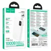 Hoco J158 Pro 10000 mAh 22,5 W QC PD 2 A külső akkumulátor, fehér-6942007674850 5 kép