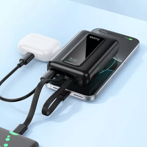 Hoco J162 Full Power 10000 mAh külső akkumulátor beépített USB-C -6942007663076 8 kép
