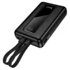 Powerbank 20000 mAh QC PD 22,5W with built-in cables USB C+ Lightning -6942007663083 5 kép