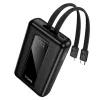 Powerbank 20000 mAh QC PD 22,5W with built-in cables USB C+ Lightning -6942007663083 6 kép