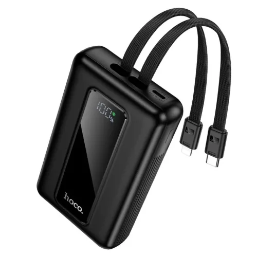 Powerbank 20000 mAh QC PD 22,5W with built-in cables USB C+ Lightning -6942007663083 6 kép