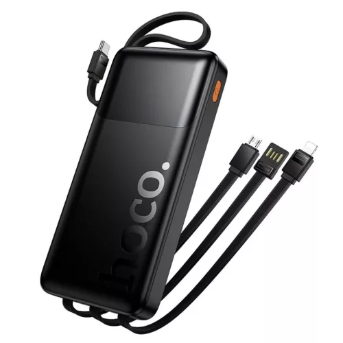 Hoco J156 Founder 10000 mAh külső akkumulátor beépített kábelekk-6942007662277 4 kép