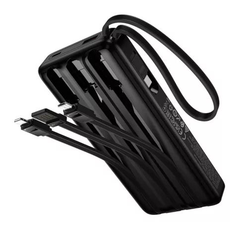 Hoco J156 Founder 10000 mAh külső akkumulátor beépített kábelekk-6942007662277 6 kép
