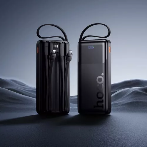 Hoco J156 Founder 10000 mAh külső akkumulátor beépített kábelekk-6942007662277 8 kép