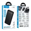 Powerbank 20000 mAh 2A 10W Hoco J153A black-6942007656085 6 kép