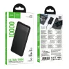 Hoco J153 Stability 10000 mAh 2 A 10 W külső akkumulátor, fekete-6942007656061 6 kép
