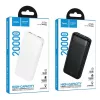 Hoco J153A Stability 20000 mAh-es 10 W-os fehér külső akkumulátor -6942007656092 6 kép