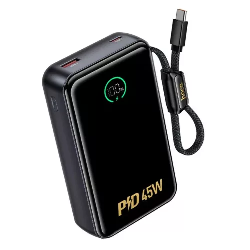 Hoco Q54 Shine 20000 mAh-es 45 W-os PD/QC külső akkumulátor beépí-6942007680486 2 kép