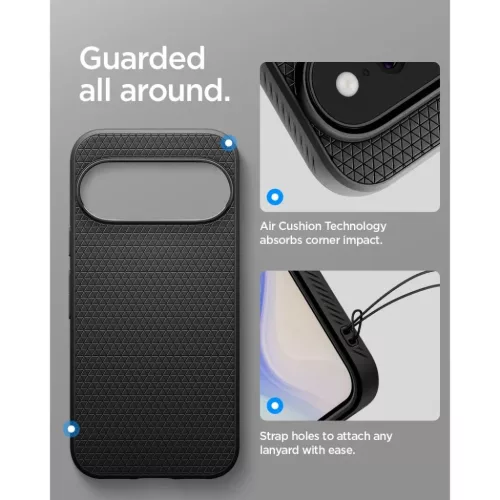 Google Pixel 11 Pro XL Matte Black Spigen Liquid Air tok-8800337245813 10 kép