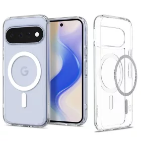 Google Pixel 11 Átlátszó/fehér Spigen Ultra Hybrid Mag MagSafe tok-8800337245745 1 kép