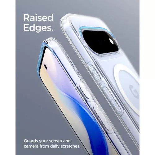 Google Pixel 11 Átlátszó/fehér Spigen Ultra Hybrid Mag MagSafe tok-8800337245745 10 kép