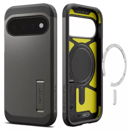 Google Pixel 11 szürke Spigen Tough Armor Mag MagSafe tok-8800337249842 3 kép