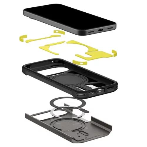 Google Pixel 11 szürke Spigen Tough Armor Mag MagSafe tok-8800337249842 7 kép