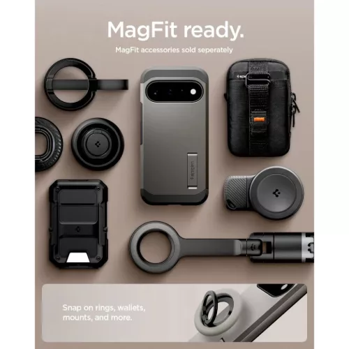Google Pixel 11 szürke Spigen Tough Armor Mag MagSafe tok-8800337249842 9 kép