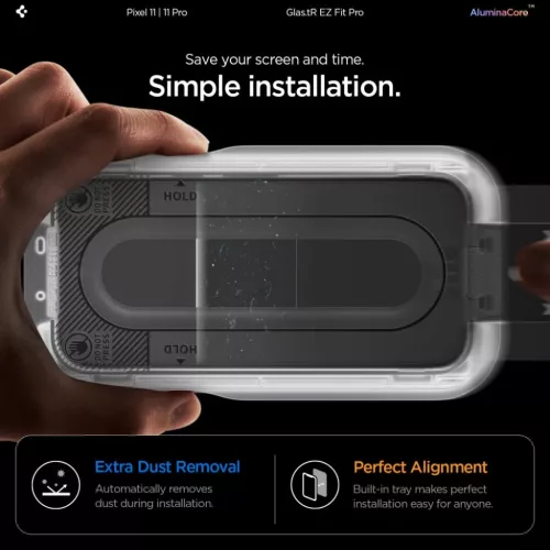 Google Pixel 11 / 11 Pro átlátszó Spigen Glas.tR EZ Fit Pro AC edze-8800337246131 10 kép