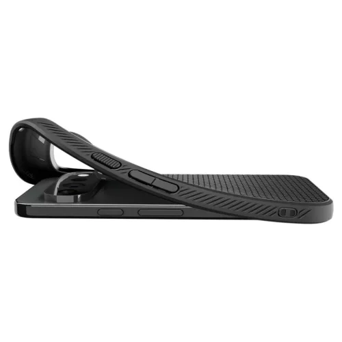 Google Pixel 11 Pro Matte Black Spigen Liquid Air tok-8800337245615 6 kép