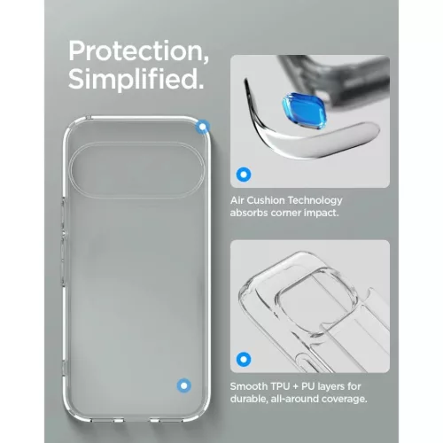 Google Pixel 11 Pro Spigen Ultra Hybrid átlátszó tok-8800337245639 7 kép
