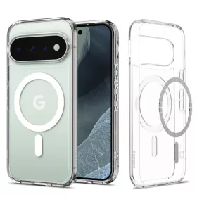 Google Pixel 11 Pro Clear/fehér Spigen Ultra Hybrid Mag MagSafe tok-8800337245646 1 kép
