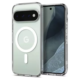 Google Pixel 11 Pro Clear/fehér Spigen Ultra Hybrid Mag MagSafe tok-8800337245646 2 kép